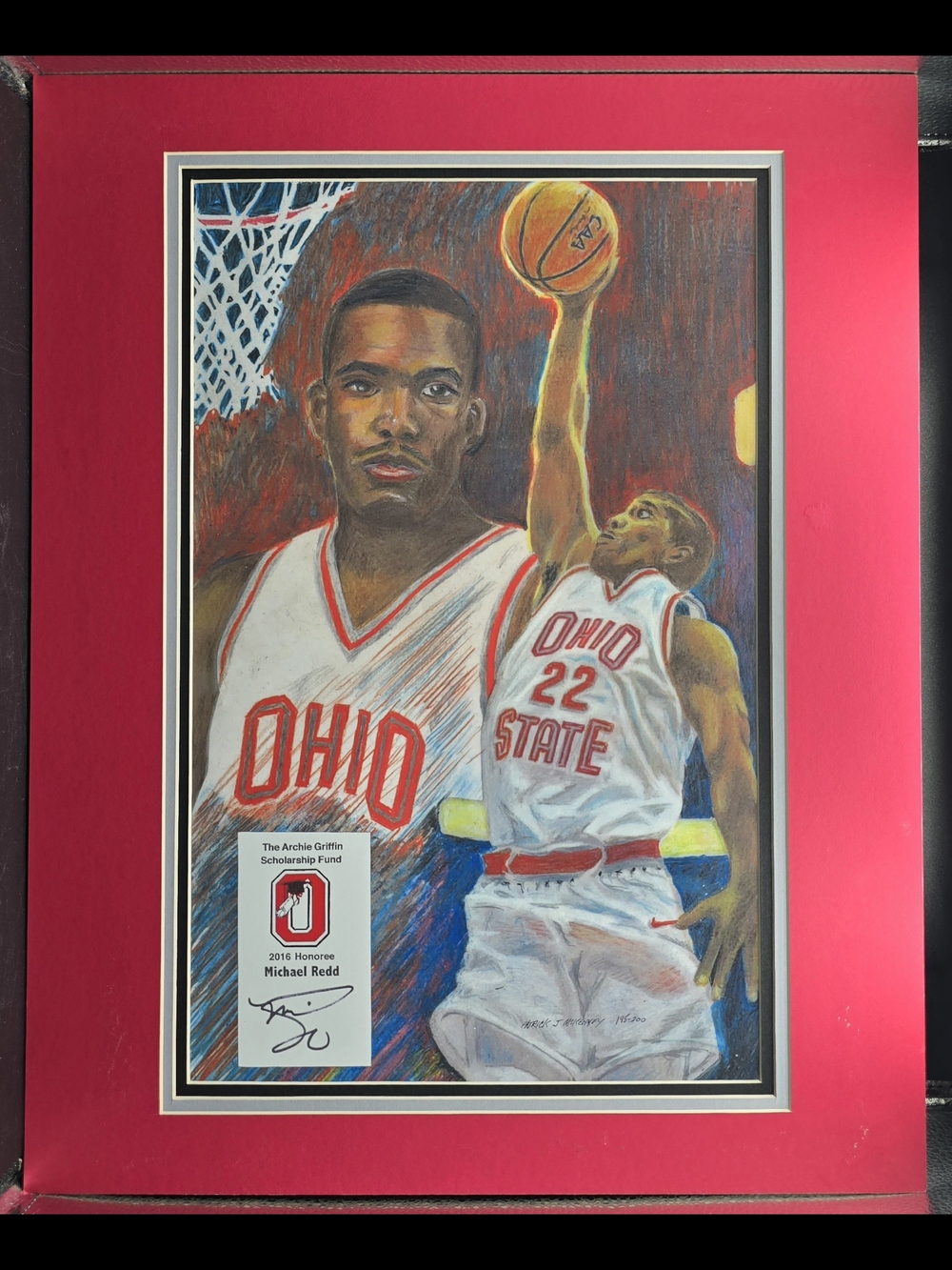 Michael Redd Signed Ohio State